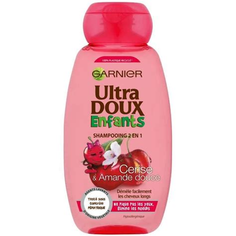 Shampooing En Ultra Doux Garnier Enfant Extrait De Cerise Et Amande