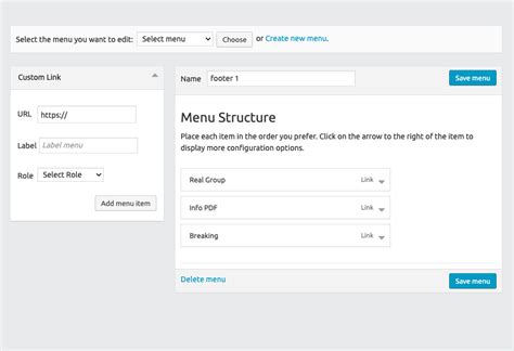 Github Simplepleb Menumaker Module A Menu Builder And Manager For