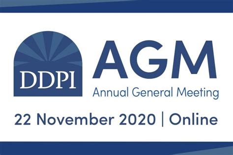 Join Us For The Online Ddpi Agm November 22 2020 Ddp Network