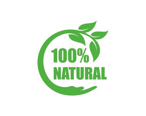 Premium Vector Percent Natural Label Sticker Badge Vector