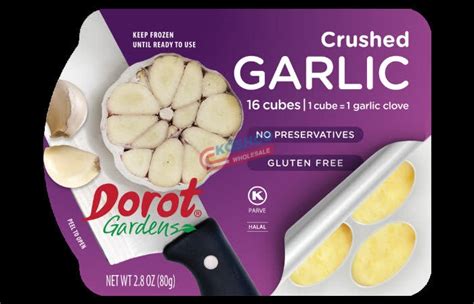 Dorot Cubes Crushed Garlic-2 Pack – Koshco Wholesale