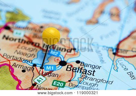 Lurgan Pinned On Map Image & Photo (Free Trial) | Bigstock