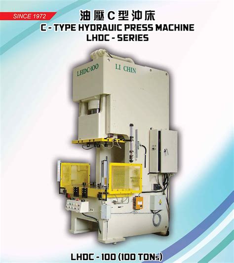 C Type Hydraulic Press Machine Lhdc Series Perak Malaysia Li Chin S E A Sdn Bhd