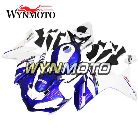 Complete ABS Plastic Injection Blue White Black New Motorcycle Fairings