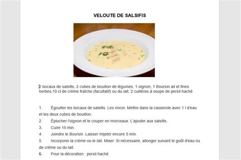 Pour Vous R Chauffer Je Vous Propose La Recette Dun Velout De