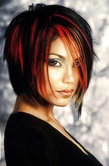 20 Inspirations Short Hairstyles with Red Highlights