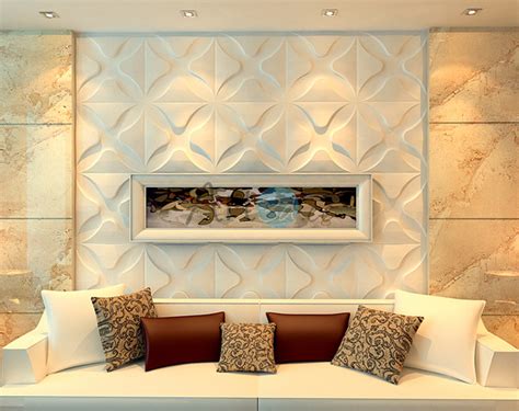 3D Textured Wall Cladding Decorative Wall Panel 12 Pics 3 m² 1 box