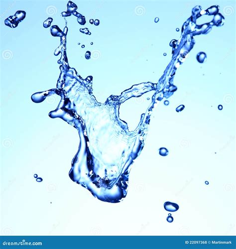 Water Splash Stock Photo Image Of Background Flow Blue