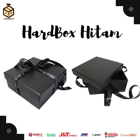 Jual Sumopack Custom Box Packaging Kardus Hampers Hardbox Hitam Kotak