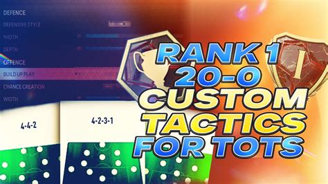 USE THESE INSANE CUSTOM TACTICS TO GET RANK 1 DURING TOTS EA FC 24