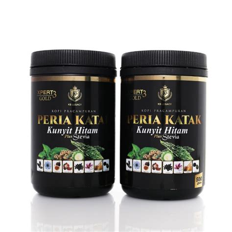 Ready Stock Kopi Peria Katak Kunyit Hitam Stevia Sedap