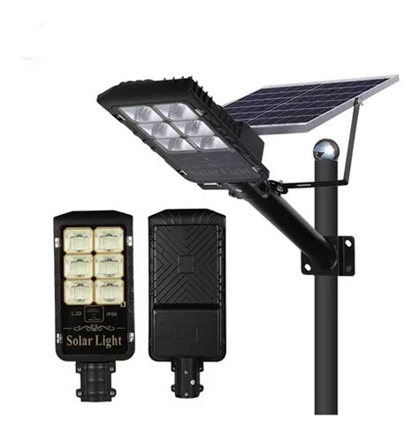 L Mpara Led Solar W Luminaria Suburbana Alumbrado Publico