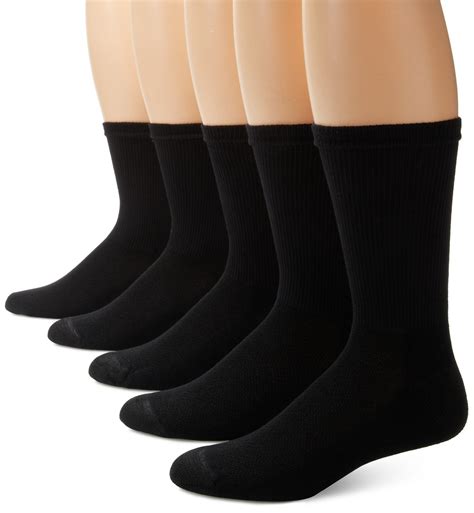 Hanes Men`s Ultimate X-Temp™ Crew Socks - Black