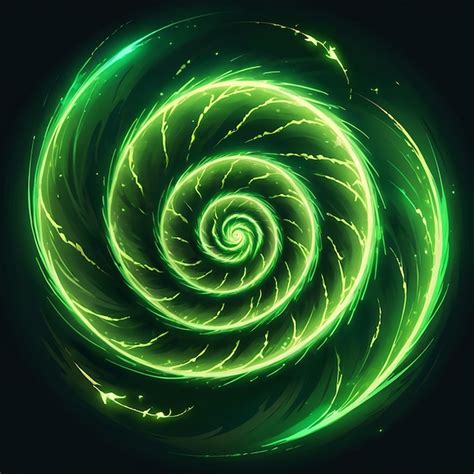 green swirl circle images    freepik