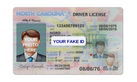 North Carolina Fake Id Template Your Fake Id Templates