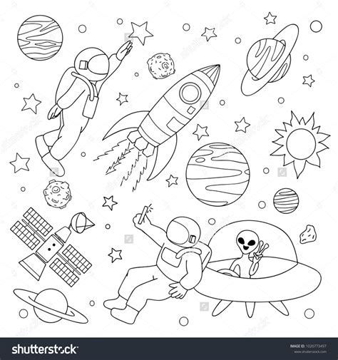 Космонавт рисунок для детей поэтапно (Много фото) - drawpics.ru