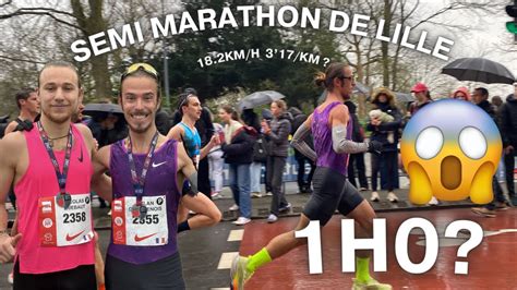 Sub H Au Semi Marathon De Lille Youtube