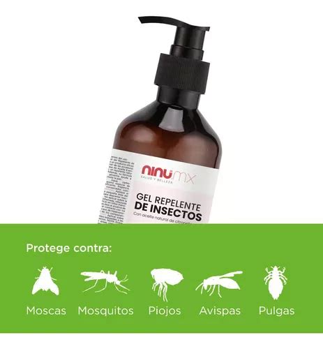 Repelente Gel Mosquitos Insectos Ml A Base De Citronela