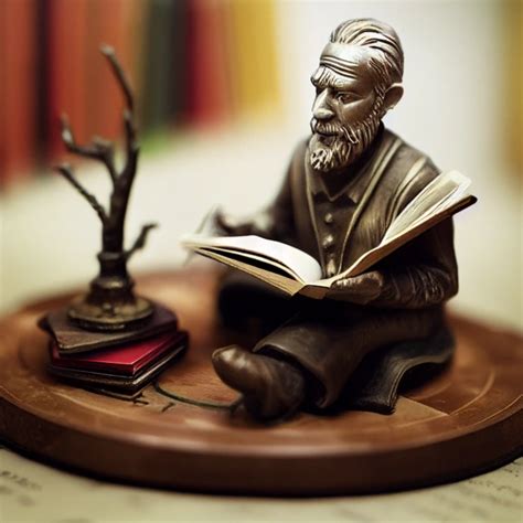 Close Up Of Human Dnd Miniature Token Statue Old Man Midjourney Openart