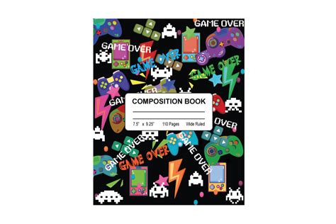 Kdp Composition Book And Covers Graphic By Nathan Design Studio