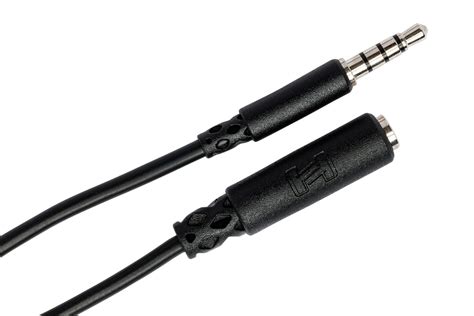 Mm Trrs To Slim Mm Trrs Headphone Adapter Hosa Cables