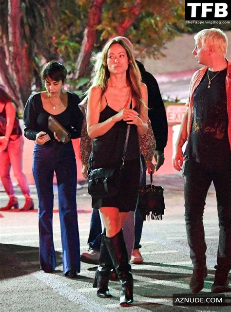 Olivia Wilde Sexy Seen Flaunting Her Hot Figure At Dinner In Los Angeles AZNude