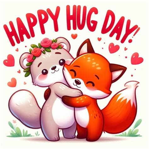 Premium Photo | Happy Hug Day