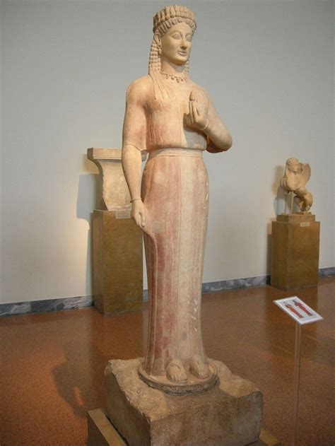 The Phrasikleia Kore Is An Archaic Greek Funerary Statue By The Artist