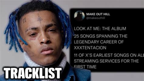 Xxxtentacion Look At Me The Album Tracklist Songs Youtube