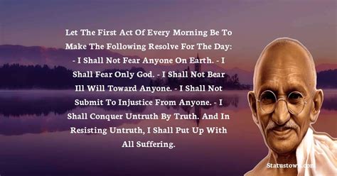 Let The First Act Of Every Morning Be To Make The Following Resolve For