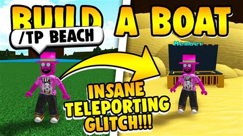 Build A Boat TELEPORTATION GLITCH Teleport ANYWHERE YouTube