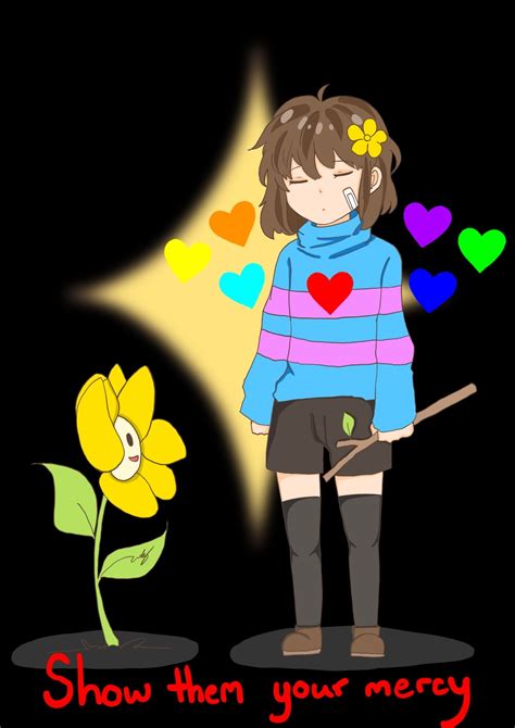 Pacifist Frisk by DjAmoebaZ on DeviantArt