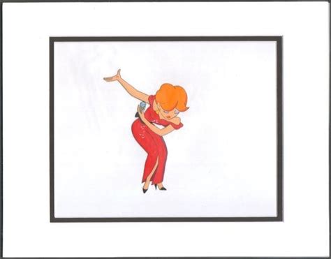 Droopy Miss Vavoom Production Animation Art Cel Hanna Barbera 1990 93