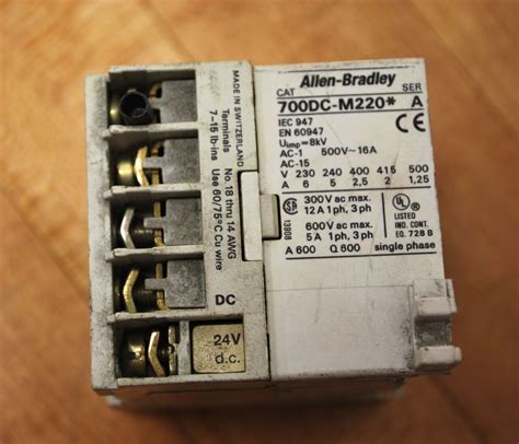 Allen Bradley Dc M Z A Control Relay For Sale Online Ebay