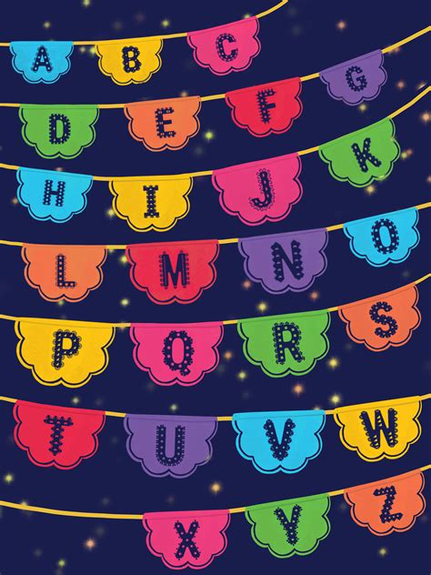 Papel Picado Alphabet On Behance