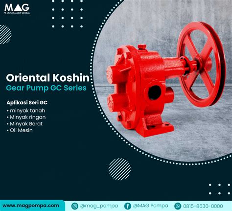 Gear Pump Oriental Koshin GC Series