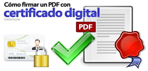 C Mo Firmar Pdf Con Certificado Digital Emezeta