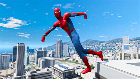 Gta Spiderman Falling Off Highest Buildings Spider Man Best