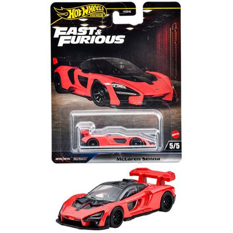 Машинка коллекционная Mattel Hot Wheels Fast Furious 2025 HNW46 McLaren Senna купить на OZON
