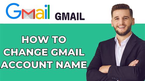 How To Change Gmail Account Name Full Guide Youtube