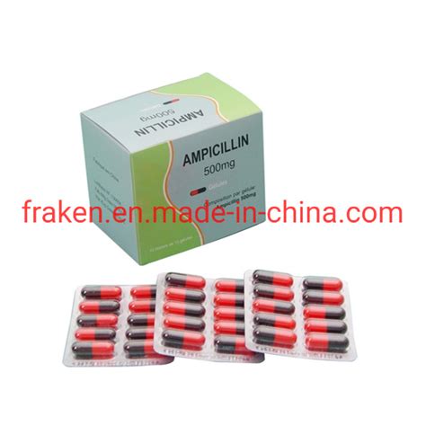 GMP Certificate 125mg 250mg 500mg Ampicillin Capsules China