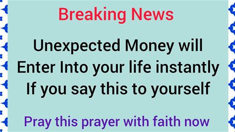 Money Will Rain Into Your Life Constantly After Saying This Prayer