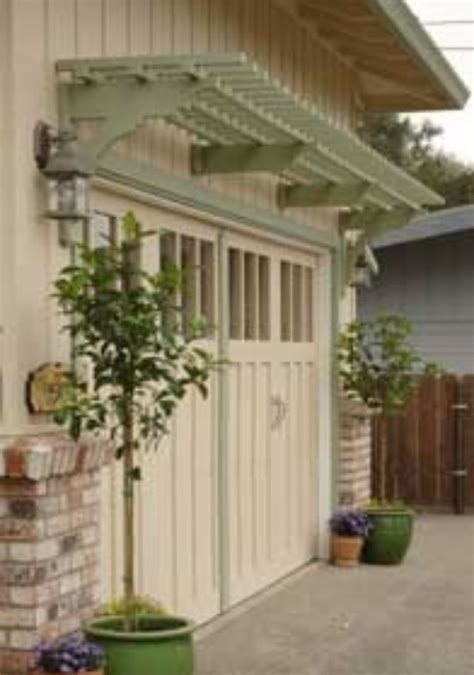 Trellis Over Garage Doors Garage Trellis Garage Pergola Home And Garden