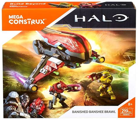 Mega Bloks Halo Mega Construx Banished Banshee Brawl Set FMM90 - ToyWiz