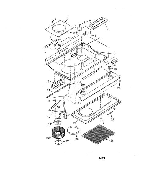 Page - 4 Official Kenmore 23355012000 range hood parts | Sears PartsDirect