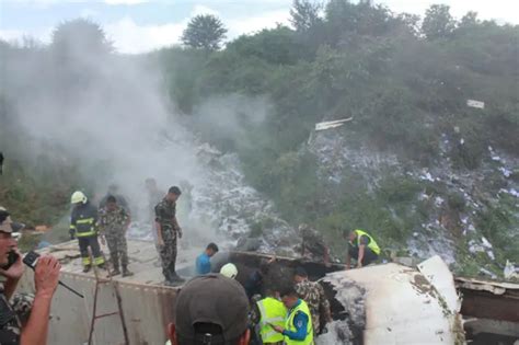 त्रिभुवन विमानस्थल दुर्घटनाः सौर्य एअरलाइन्सको विमान धावनमार्गनजिकै