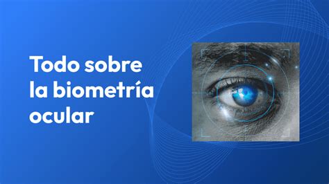 Biometr A Ocular La Clave Para Una Seguridad Sin Contrase As Alice