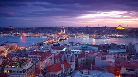 Yeni Camii Galata Bridge City Hagia Sophia Blue Mosque P