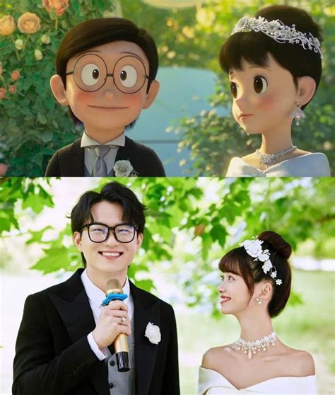 Stand By Me Doraemon Wedding Cosplay | Doraemon, Disney character ...