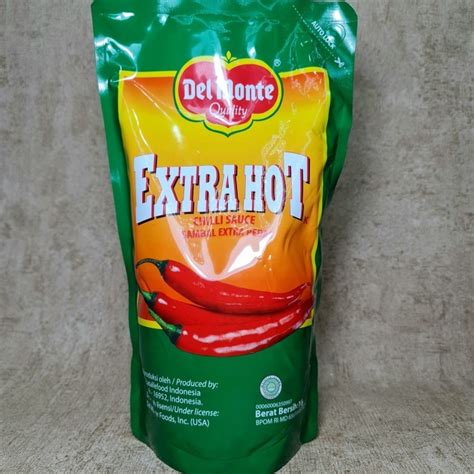 Delmonte Extra Hot Chili Sauce 1kg Del Monte Sambal Pedas Refill